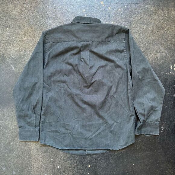 Dockers Button Down Long Sleeve Shirt Size Medium Stain Defender Cotton Blend - Picture 8 of 16